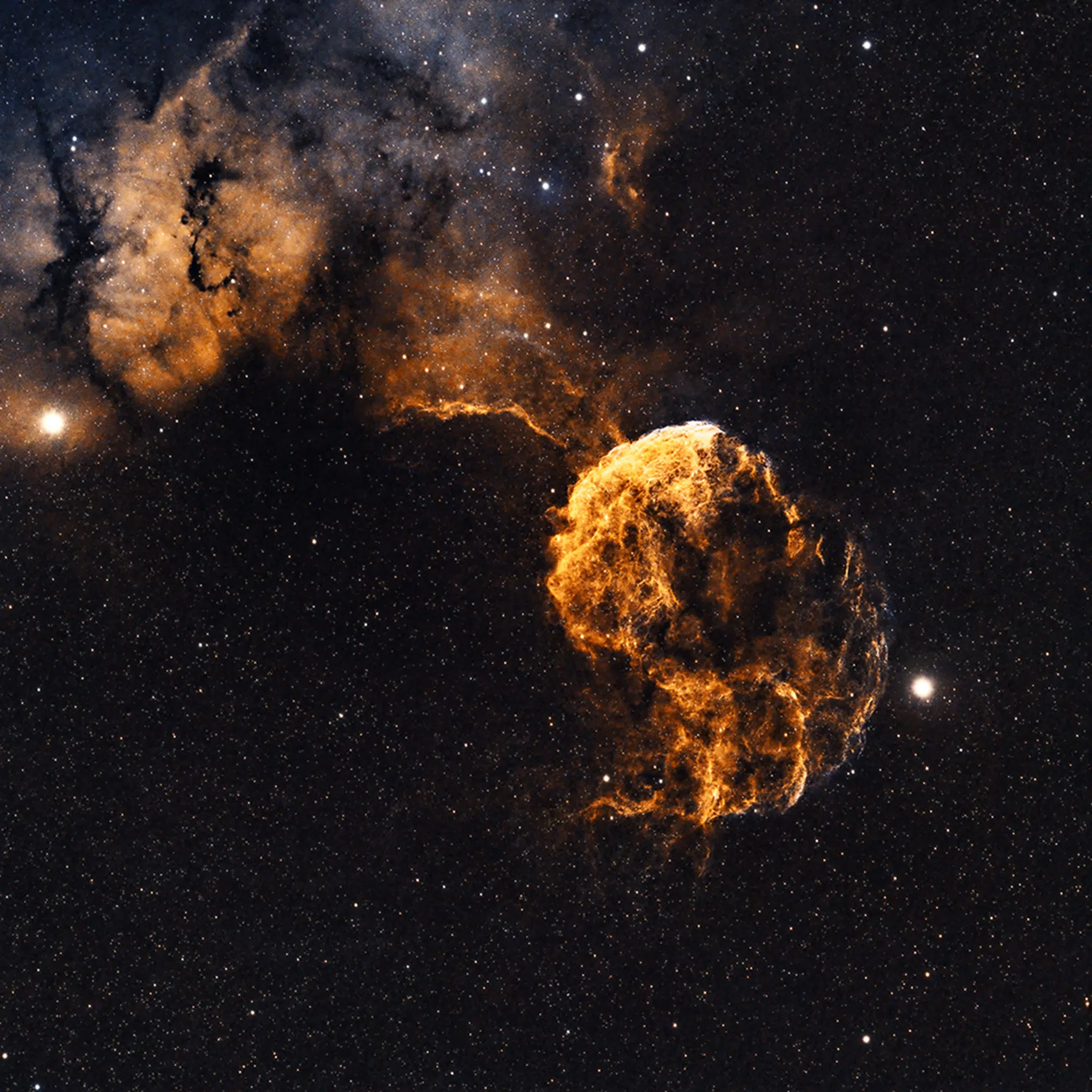 The Jellyfish Nebula by Kevin Fitzpatrick, Feb 2024