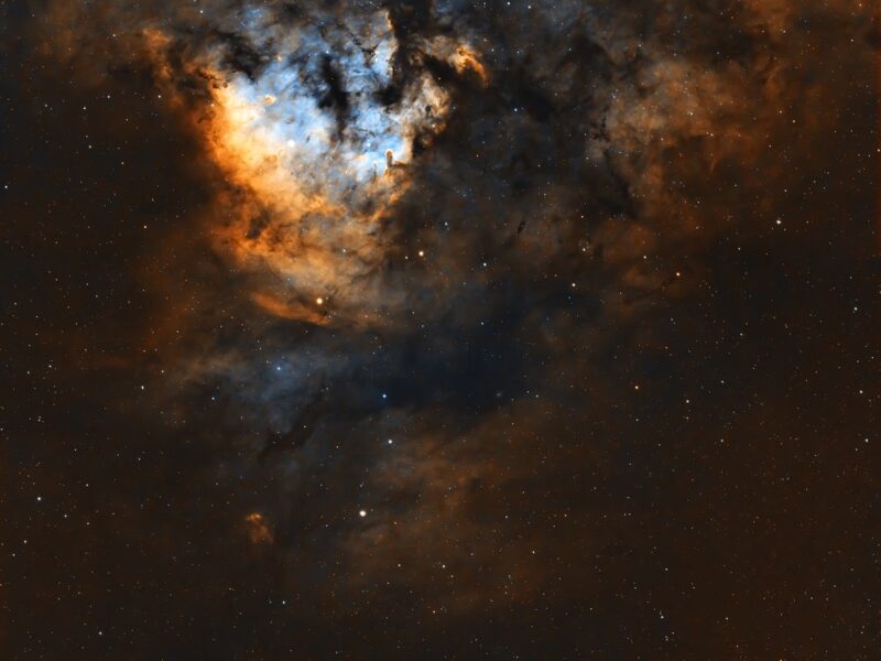 NGC 7822 Mosaic: The Cosmic Question Mark